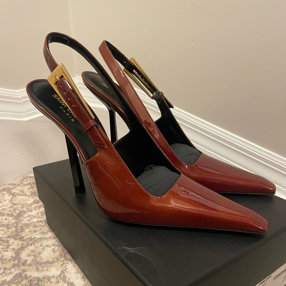 Ysl slingback heels